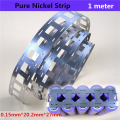 2 Roll 5M Nickel Strip 0.15X27X20.2mm Nickel Plated Steel Strip for 18650 Lithium Battery Pack Welding Tape Nickel Belt.