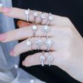 Spot Pandora Ring With Box Promise Ring S Wedding Engagement Rings Fashion Adjustable Zirconia Ring Women Cincin Perempuan Rings Crytal Diamond. 