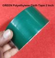 GREEN Color 2 Inch Polyethylene Cloth Tape 50mm Tape 10M Long Industrial Cloth Duct Tape  Polythene Cloth Tape Rexine Tape 2 Inch Binding Tape Rexene Tape. 