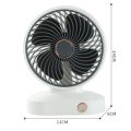 Desktop Fan Portable Fan USB Rechargeable 2 Speed Ultra Quiet Fan Office Cooling Ventilador Fans small table Fan.