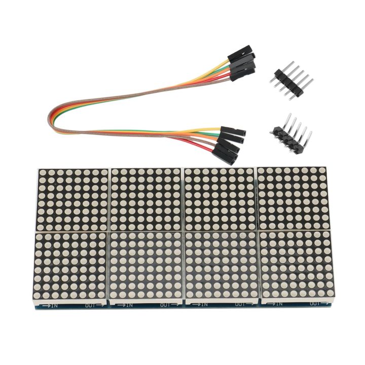 Dot Matrix Module 8 Dot Matrix 2X4 Display Module MCU Control Driver ...