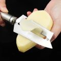 Multifunctional Stainless Steel Peeler Manual Household Vegetable Paring Knife Cutter Slicer with Wooden Handle Kitchen Gadgets. 