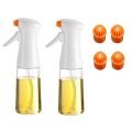 2 Pack Oil Sprayer for Cooking,Olive Oil Sprayer Bottle,Portable Versatile Oil Mister for Air Fryer,Baking,Salad,BBQ,Etc.