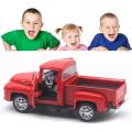 Red Metal Vintage Truck Red Vintage Pickup Truck Children's Car Toy Model Simulation Retro Truck Desktop Decoration Toy. 