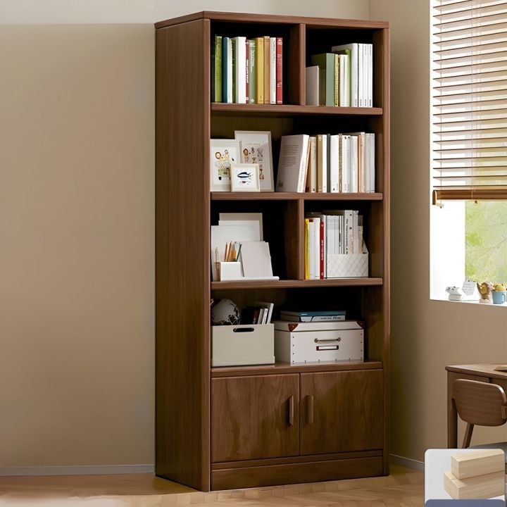Bibliophile%20Book%20Shelf%20Shelving%20Stand%20Display%20Shelve%20Engineered%20Wood%20Bookshelf%20Showpiece%20Rack%20with%20Storage%20Cabinet%20by%20KARIGOR%20BD%20-%20Image%207