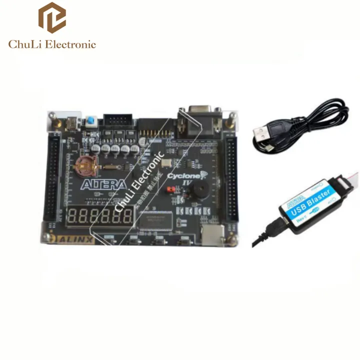 Alinx%20AX301%20ALTERA%20FPGA%20Black%20Gold%20Development%20Board%20CYCLONE%20IV%20EP4CE6%20with%20video%20tutorial%20-%20Image%205