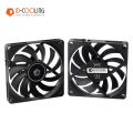 ID-COOLING 80mm PWM 800-3000RPM Mini ITX Black PC Case FAN Ultra-thin 10mm Thickness Temperature Controlled Cooling Ventilator.
