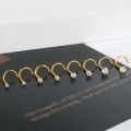 1Pc Implant Titanium Nose Stud Ring Set Round CZ Crystal Nose Piercings 1.5/2/2.5/3MM Screw Nostril Piercing Earring Jewelry 20G. 