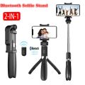 XT-02 Selfie Stick Wired Remote Shutter Monopod Bluetooth Extendable Handheld Stabilizer Stand Tripod.