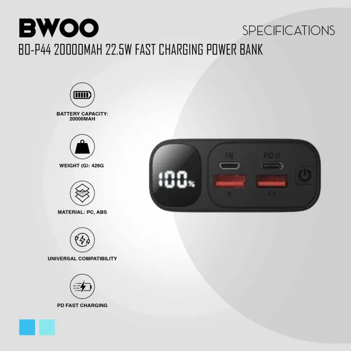BWOO%20BO-P44%2020000mAh%2022.5W%20Fast%20Charging%20Power%20Bank%20-%20Image%204