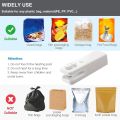 USB Charging Mini Sealing Machine Household Snack Plastic Packaging Bag Heat Sealing Machine Small Sealing Machine Grey. 
