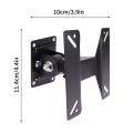 1Set 14-24Inch TV Mounts LCD LED Monitor Wall Mount Bracket Fixed Flat Panel TV Frame Support 180 Degrees Tilt Angle w/Screw. 