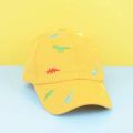 Kids Baseball Cap Dinosaur Embroidery Children Girls Boys Sun Hat Spring Summer Outdoor Adjustable Visor Baby Cap.