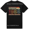 Retro 60s Clothes Vintage Made in 1966 All Original Parts T Shirts Men Husband Dad Birthday Gifts Tee Shirt Born in 1966 T-shirt. 