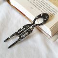 Trendy Hair Sticks New Creative Design Fashion Geometric U-Shaped Hair Stick Retro Acetate Hairpins Tortoiseshell for Woman Girl.