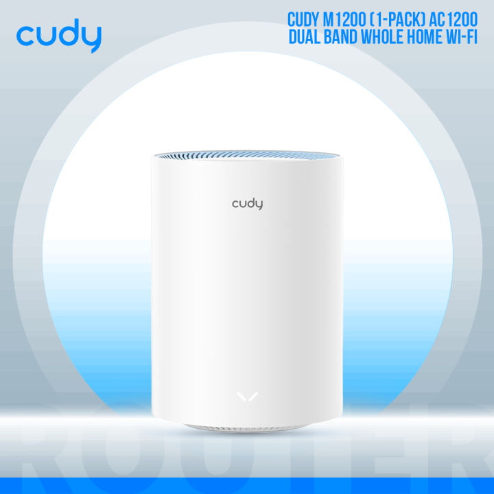 Cudy%20M1200%20(1-pack)%20AC1200%20Dual%20Band%20Whole%20Home%20Wi-Fi%20Mesh%20System%20-%20867Mbps%20on%205GHz%20and%20300Mbps%20on%202.4GHz%20-%202%20Internal%20Antennas%20-%20White%20-%20Image%202