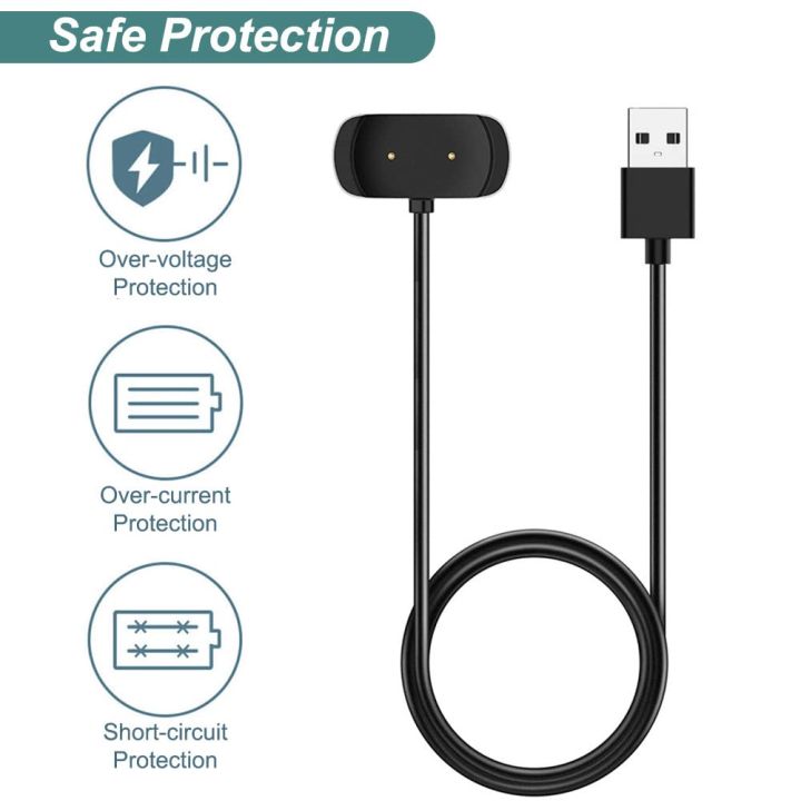 For Amazfit T-rex 2/ GTR 4/GTR 4 Pro/GTS 4/GTR 3/GTR 3 Pro Charger USB Charger Smart Watch Charger Replacement Charger