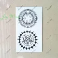 Waterproof Temporary Tattoo Sticker Black Butler Contract Symbol compass anime tatto flash tatoo tattoos for men women. 