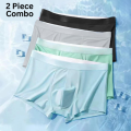 2 Piece Breathable Chaina Cotton Underwire for men- Random color. 