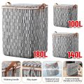 100/140/180L Quilt Storage Box Waterproof Clothes Storage Bags Large Capacity Wardrobe Organizers Space Saving for Clothes Quilt.