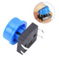 60 Pairs 4 Pin Blue Momentary Tactile Push Button Switch Micro. 