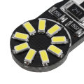 【2pcs/set】(T10) 360 Degree Car LED Door Light Reading Light Car Light Festoon Reading Dome License Plate Lamp Auto Interior Bulb DC12V-WHITE.