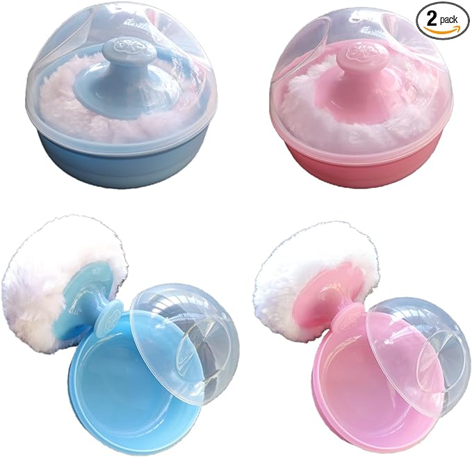 Baby Powder Puff Box Plush Baby Powder Box Baby Powder Box Baby Powder Container Baby Powder Container Baby Body Care Supplies
