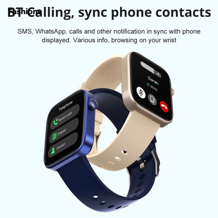 Fashions COLMI P71 Voice Calling Smartwatch Men Health Monitoring IP68 Waterproof Sales promotion Smart Notifications Voice Assistant Smart Watch Women
