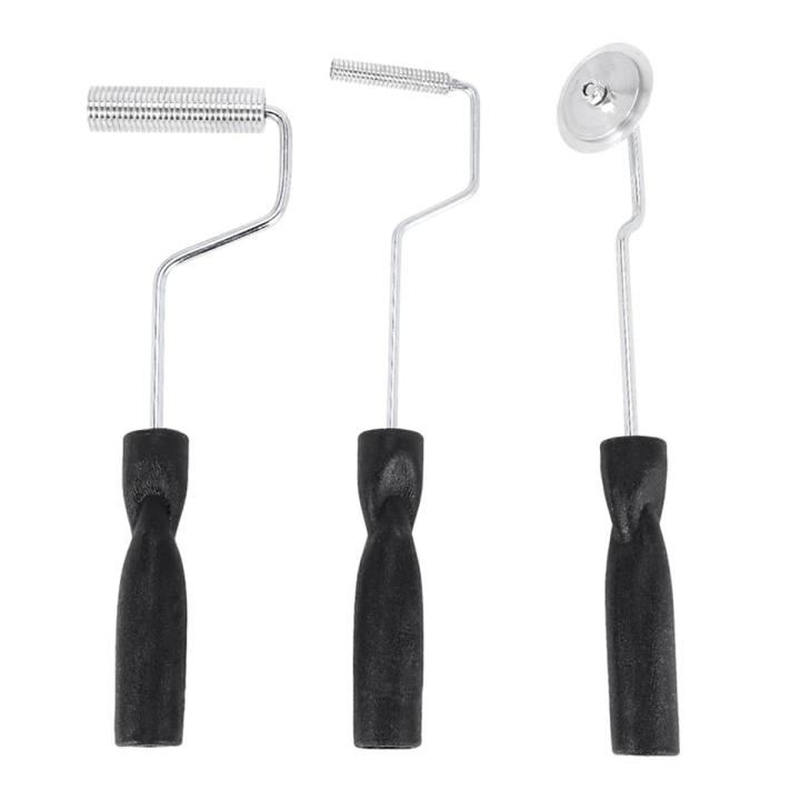 3pcs Fiberglass Roller Kit Bubble Paddle Tool Laminating Roller Kit for FRP Mould