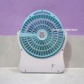 WEIDASI WD-202 Rechargeable 2400mAh Lithium Battery Up-Down Adjustable Desk Fan With LED Light. 