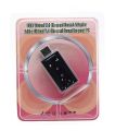 USB 2.0 External Virtual 7.1 Channel/Ch USB Sound Card Audio Adapter (Black). 