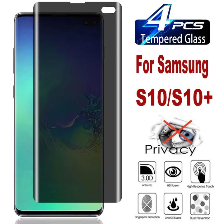 Screen Guard S10 Plus Tempered Glass Fingerprint 2/4Pcs 3D Anti