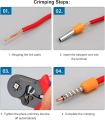Insulated Cord Pin End Terminal, Copper Crimp Connectors, Wire Connector Pack of 100 Pcs.