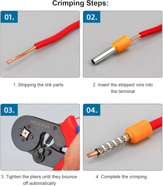 Insulated%20Cord%20Pin%20End%20Terminal,%20Copper%20Crimp%20Connectors,%20Wire%20Connector%20Pack%20of%20100%20Pcs%20-%20Image%203