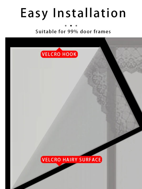 2024%20New%20Black%20Magnetic%20Door%20Curtain%20Mosquito%20Netting%20Door%20Anti%20Mosquito%20Net%20Automatic%20Closing%20-%20Image%203