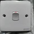 G-Pac  One Gang Stylish 1 Electrical Wall Switch. 