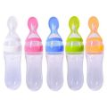 90ml Soft Silicone Khichuri Feeder for Baby (Colour As Per Stock). 