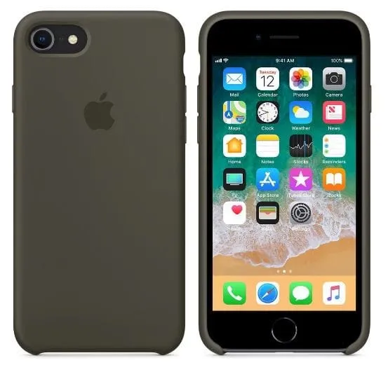 For%20Apple%20iPhone%207/8%20Luxury%20Shockproof%20Liquid%20Silicon%20Case%20Back%20Cover%20Maroon/White/Black%20-%20Image%203