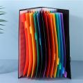 Rainbow Binder Expanding Wallet Bundle File Folders Documents Desk Stationery Filing Products. 