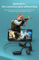 G1 Bone Conduction 5.1 Bluetooth Headset Wireless Ear-mounted Non-ear Sports Waterproof Headphone. 