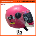 Baby Bike Helmet for Kids (3–12 Years) – Boys & Girls Safety Cycling Helmet – Pink.