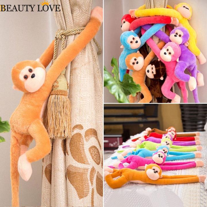 Colorful Long Arm Monkey Hanging Soft Plush Doll Stuffed Cute Toy for Children Baby