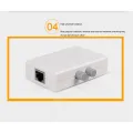 2X Mini 2 Port RJ45 RJ-45 Network Switch Ethernet Network Box Switcher Dual 2 Way Port Manual Sharing Switch Adapter HUB. 
