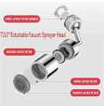 Universal Faucet Aerator 720 Rotation 2 functional Moveable Tap Head /  720 degree Faucet  Head. 