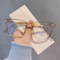 Fashion Anti-Blue Light Glasses Women Transparent Computer Glasses Anti Blue Light Square Eyewear Retro Glasses Frame Eyeglass.