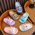 Children's Slippers Kids Summer Girls Cartoon Bunny Non-Slip Soft Soles For Children Indoor Home Boys Toddler Baby Sandals.