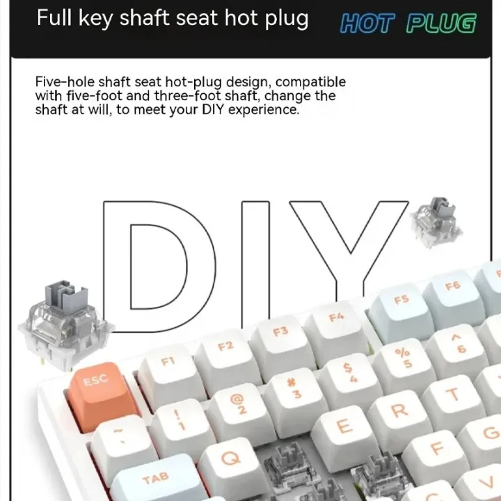 Vgn%20N75%20Wireless%20Mechanical%20Keyboard%2075%20%25%2082%20Keys%20Three%20Mode%20Bluetooth%20Wireless%202.4g%20Wired%20Hot%20Swap%20Rgb%20Gasket%20Gaming%20Keyboard%20-%20Image%202