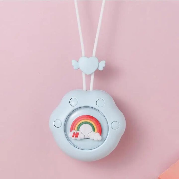 Hand-held%20Leafless%20Fans%20Long%20Battery%20Life%20Soft%20Silicone%20Lanyard%20Turbine%20Fan%20Blade%20Fan%20Blade%20Design%20Summer%20Supplies%20-%20Image%203