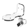 Camera Mount Indoor Outdoor Wall Mount Home Security Camera System Accessories Easy To Install Security Cameras Stand Acrylic Holder Compatible for Eufy S350 Camera. 