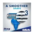 Gillette Blue 3 Comfort Razor ( pack of 8 ) Germany. 